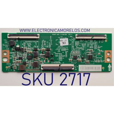 T-CON PARA TV HISENSE / NUMERO DE PARTE 298366 / RSAG7.820.11538/ROH VER.A / 305044 / TG227415C5 / PANEL HD550Y1U72-T0L2 / DISPLAY HV550QUB-F70 REV.2.0 / MODELOS 55R6G / 55A65GV